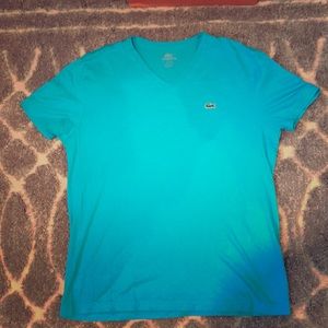 Men’s blue Lacoste shirt